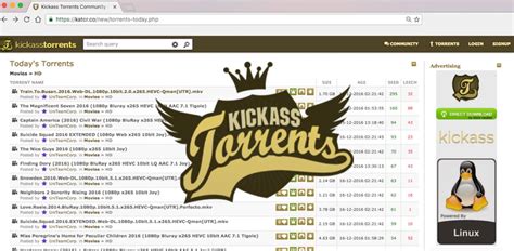 Jun 6, 2019 · The original KickassTorrents site was banned and shut down in 2016, however many look-alikes kickass proxy sites, and mirrors appeared after its shutdown. Even the original staff of the Kickass team tried to revive Kickass movie torrents at a new address katcr.co 